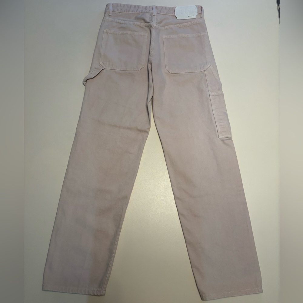 Bershka Men's pink Cargo jeans